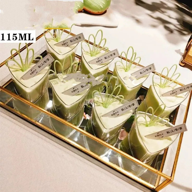 50pcs cups 50 шт. мусс чашки для десерта пластиковая чашка для пудинга одноразовые вечерние молочные удобные Tiramisu на день рождения свадебные чашки для мороженого - Цвет: 50pcs cups