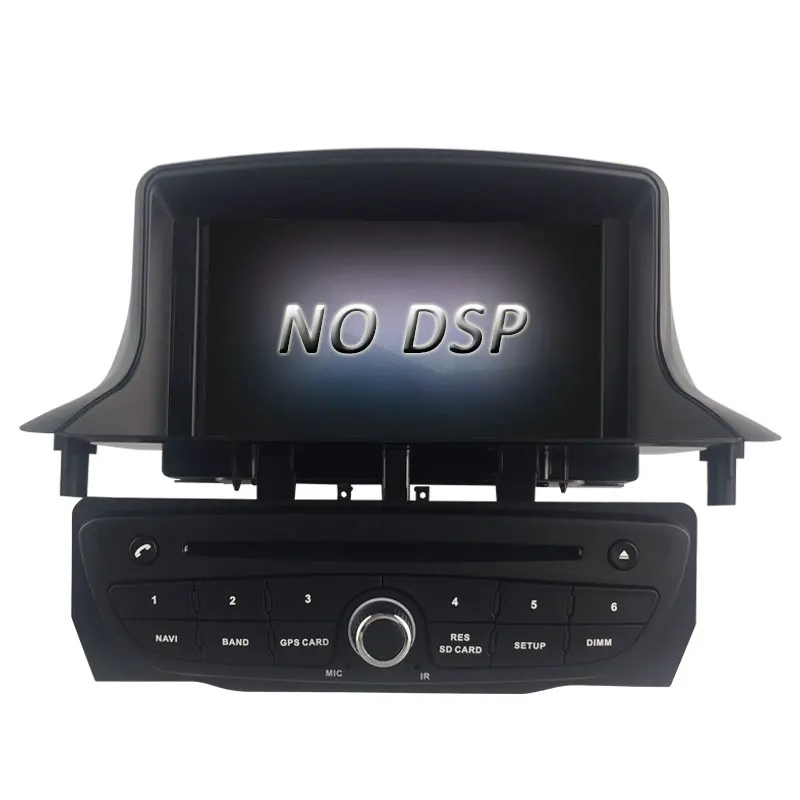 Black LJDA Android 9.0 Car DVD Player For Megane 3 Fluence 2009- Multimedia GPS Navigation WIFI 1 Din Car Radio Stereo 4G+64G DSP - Цвет: Black