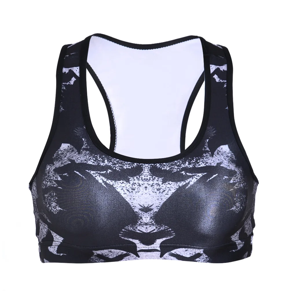 Взрывная Мода Черное дикое кольцо в виде гуся свободный спортивный бюстгальтер