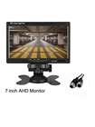 HD Цвет TFT 7 дюймов аналоговая камера высокого разрешения монитора автомобиля 12V 24V для грузовика, автобуса с 4-контактный авиационный разъем