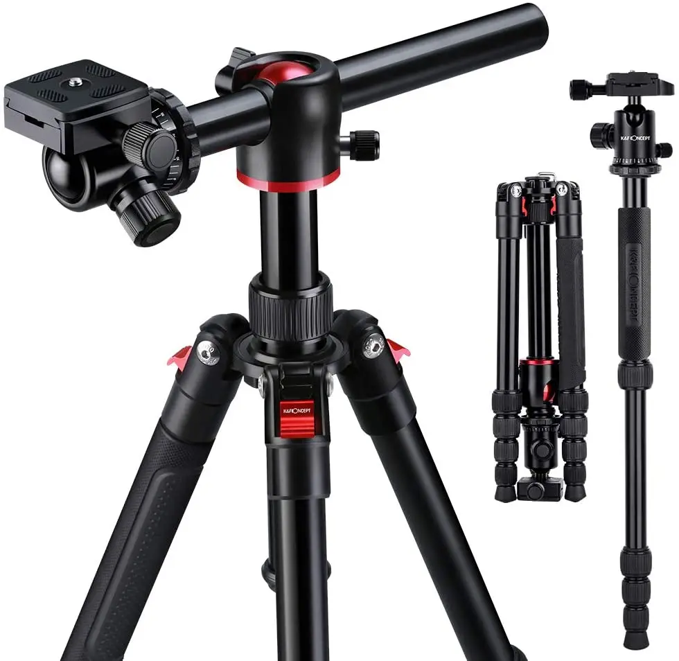 K & F Concept TM2515T DSLR штатив для камеры 60 дюймов профессиональные магниевые