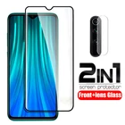 2 в 1 Защитное стекло для камеры xiaomi redmi note 8 pro стекло на Xiomi redmi 8A pro Note 8 T 8 T A A8 T8 note8 T Not 8pro пленка