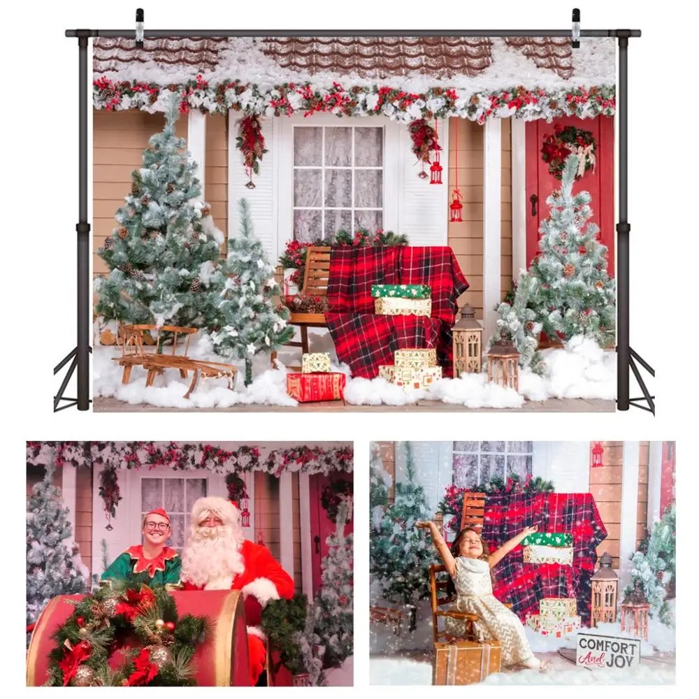 Рождественские фоны рождественские украшения для дома Navidad 2019 подарки Noel Декор