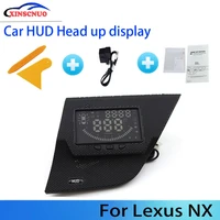 xinscnuo car hud head up display for lexus nx 2013 2014 2015 2016 speedometer projector safe driving screen airborne computer