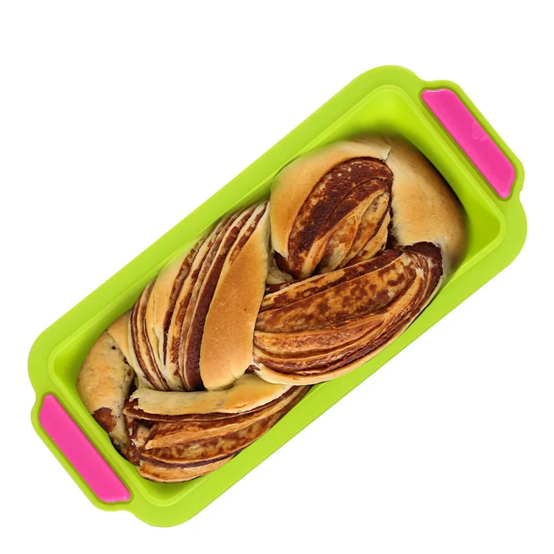 

Food Grade Silicone Double Color Toast Mold Color Diy Cake Mold