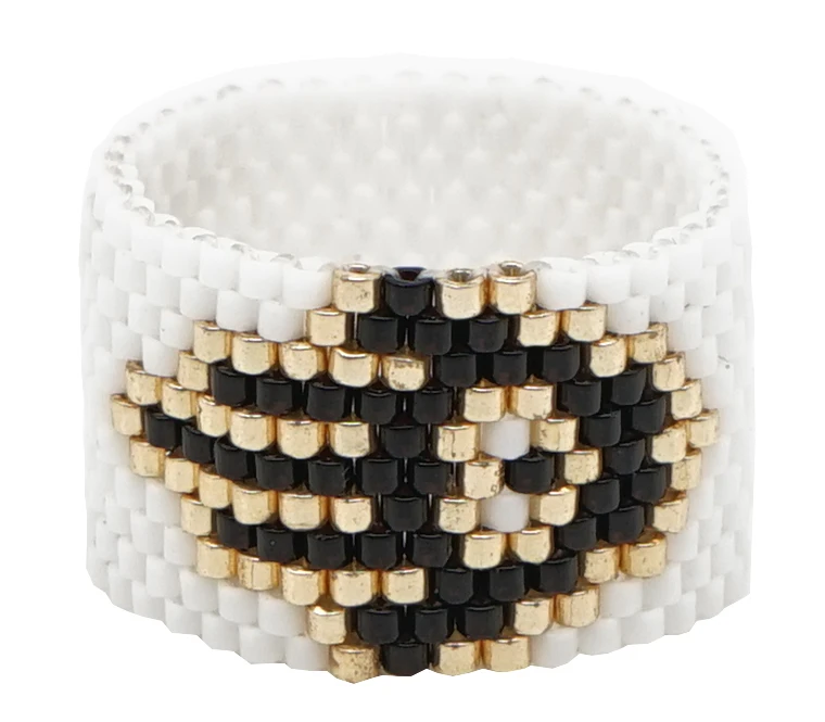 

Go2boho Evil Eye Ring Women 2020 MIYUKI Rings Men Jewelry Summer Anillos Turkish Evil Eye Ring Anillos Mujer Handmade Gift Her