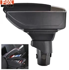 Для Nissan VERSA Sedan Latio Sunny 12-18 подлокотник Renault Scala центральная консоль коробка для хранения 13 14 15 2016 2017 двухслойный подлокотник