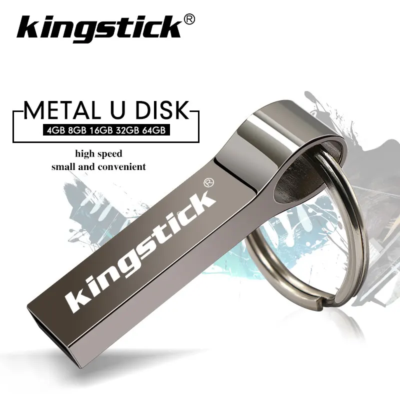 Высокоскоростной металлический usb флеш накопитель 4 ГБ 8 16 32 64 Флешка брелок карта
