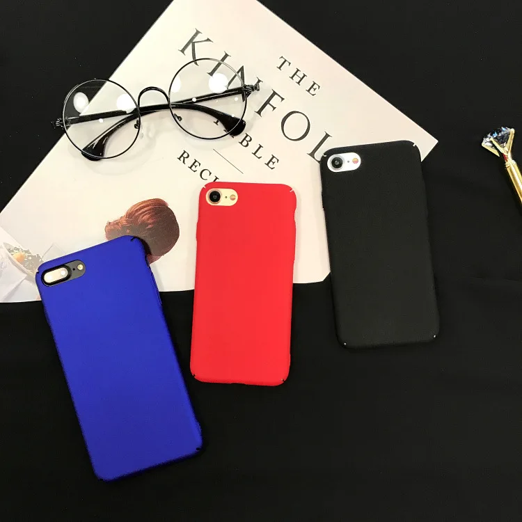 Cute Pink Red Black Hard Phone Case For iphone 8 7 6 s 6s Plus Cover Funda XS Max XR X 7Plus 8plus Apple | Мобильные телефоны и