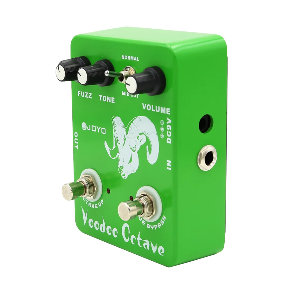 JOYO JF-12 Voodoo Octave педаль эффектов для электрогитары Fuzz Octaver создания гитара Stompbox 60's