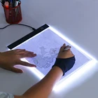 Волшебная доска для рисования с регулируемой яркостью со светодиодсветильник кой, электронный планшет для письма от руки, умная развивающая игрушка для детей