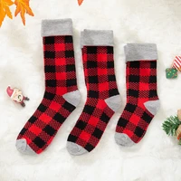 parent child socks christmas printed unisex adult men women kids baby long cotton warm socks family matching christmas socks