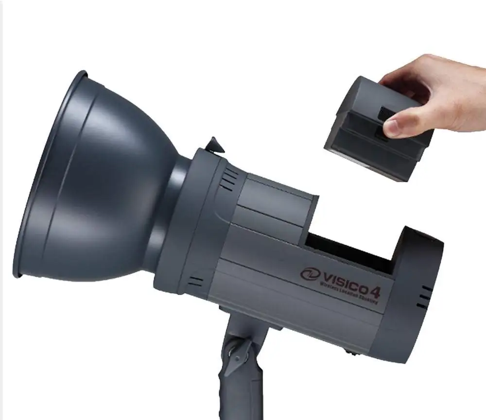 Уличная студийная стробоскопическая вспышка с аккумулятором VISICO 4 триггером 801TX