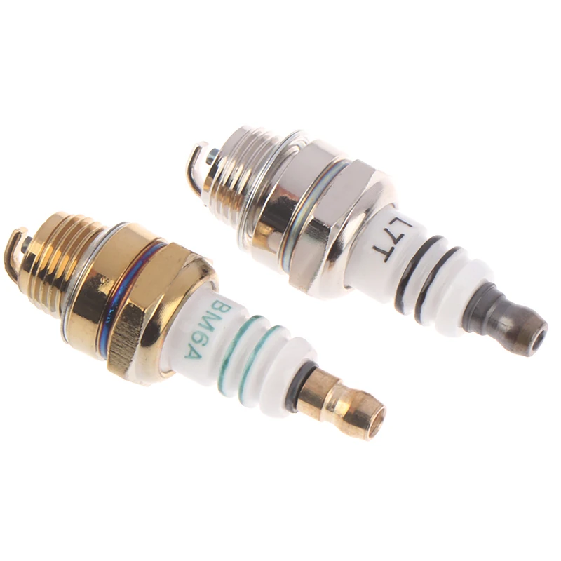 

1PCS BM6A Spark Plug Replaces M7/L7T/CJ8/1560 55*14mm/2.2*0.6 Inch Glow Plug Standard 2-Stroke Chain Saw Field Mower