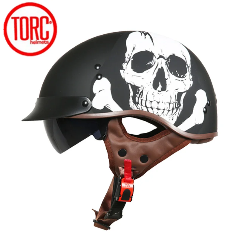 TORC T55 мотоциклетный шлем с открытым лицом Половина лицевая сторона внутренняя