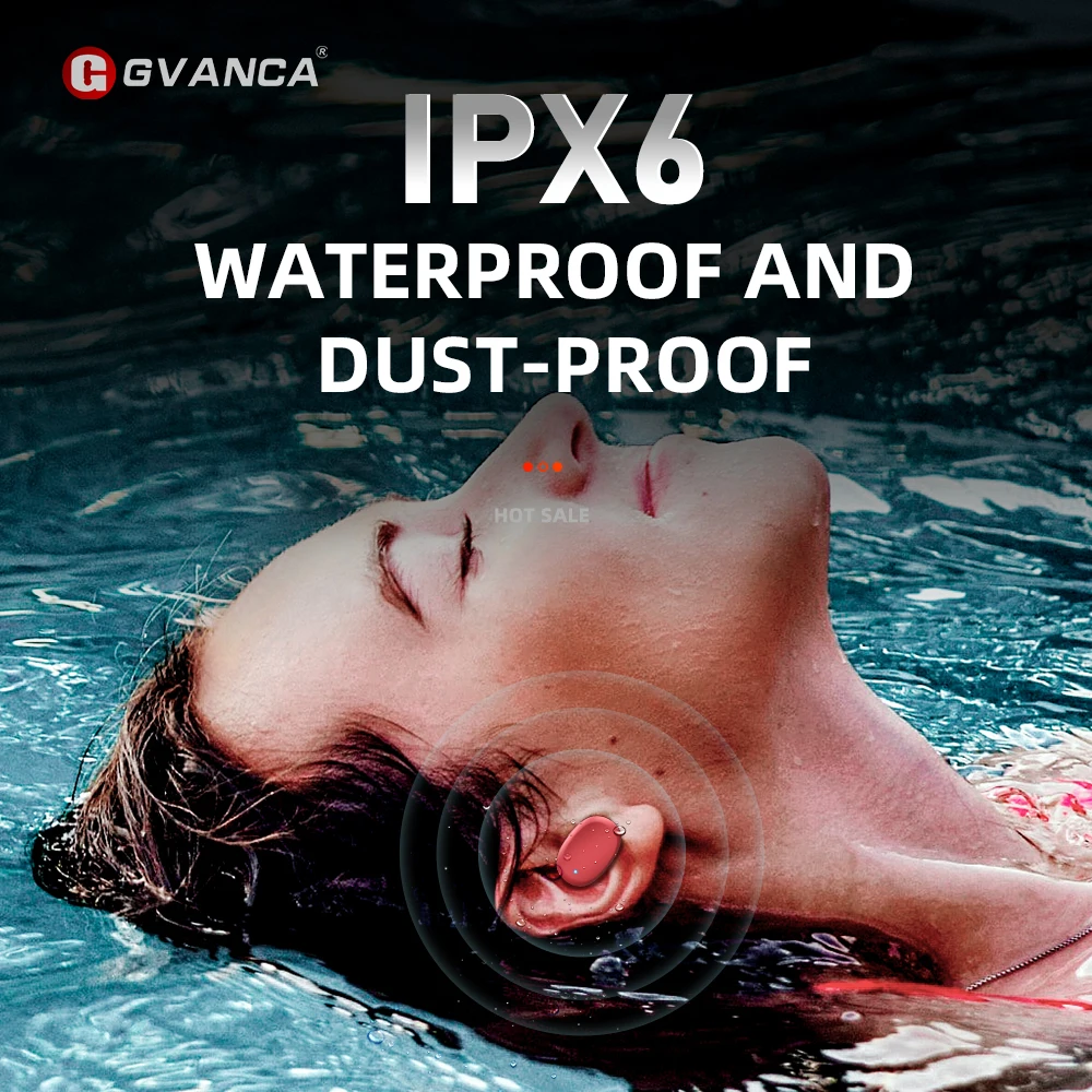 GVANCA I-10 TWS Fingerprint Touch 5,0 Bluetooth наушники беспроводные наушники HD стерео наушники умные наушники с шумоподавлением