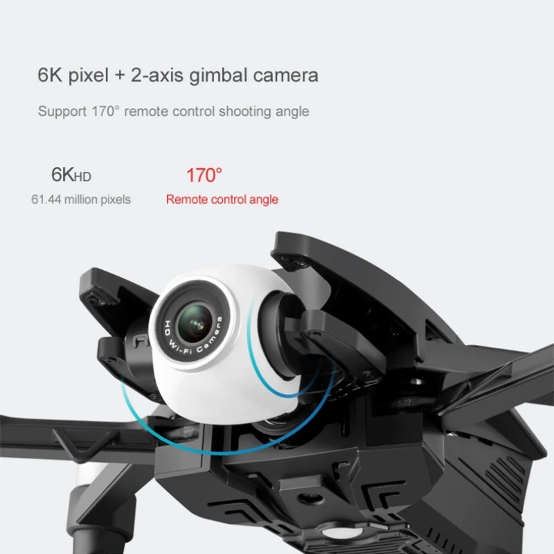 Бесщеточный мотор GPS дрона с дистанционным управлением 2 Ось Gimbal 6K UHD Камера