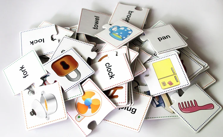 Ежедневная головоломка английская картонная английское Образование Раннее