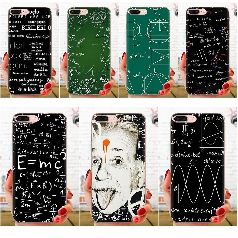 E = mc2 математическая формула физическая для Xiaomi Redmi Mi 4 7A 9T K20 CC9 CC9e Note 7 9 Y3 SE Pro Prime Go