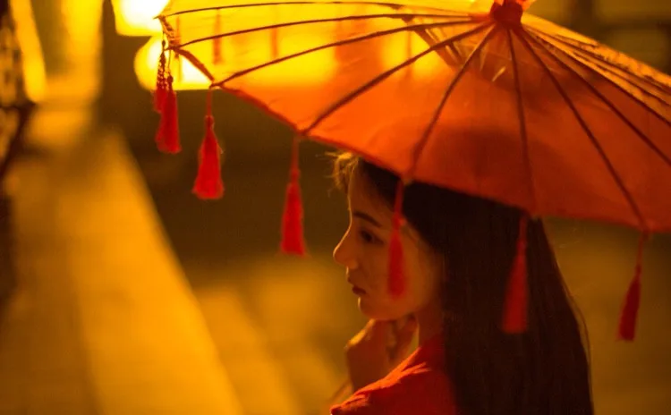 of silk fabrics Cos фотография древний костюм, реквизит кисточки зонтик древняя пряжа Классическая смазанная бумага складной зонтик - Цвет: of silk fabrics