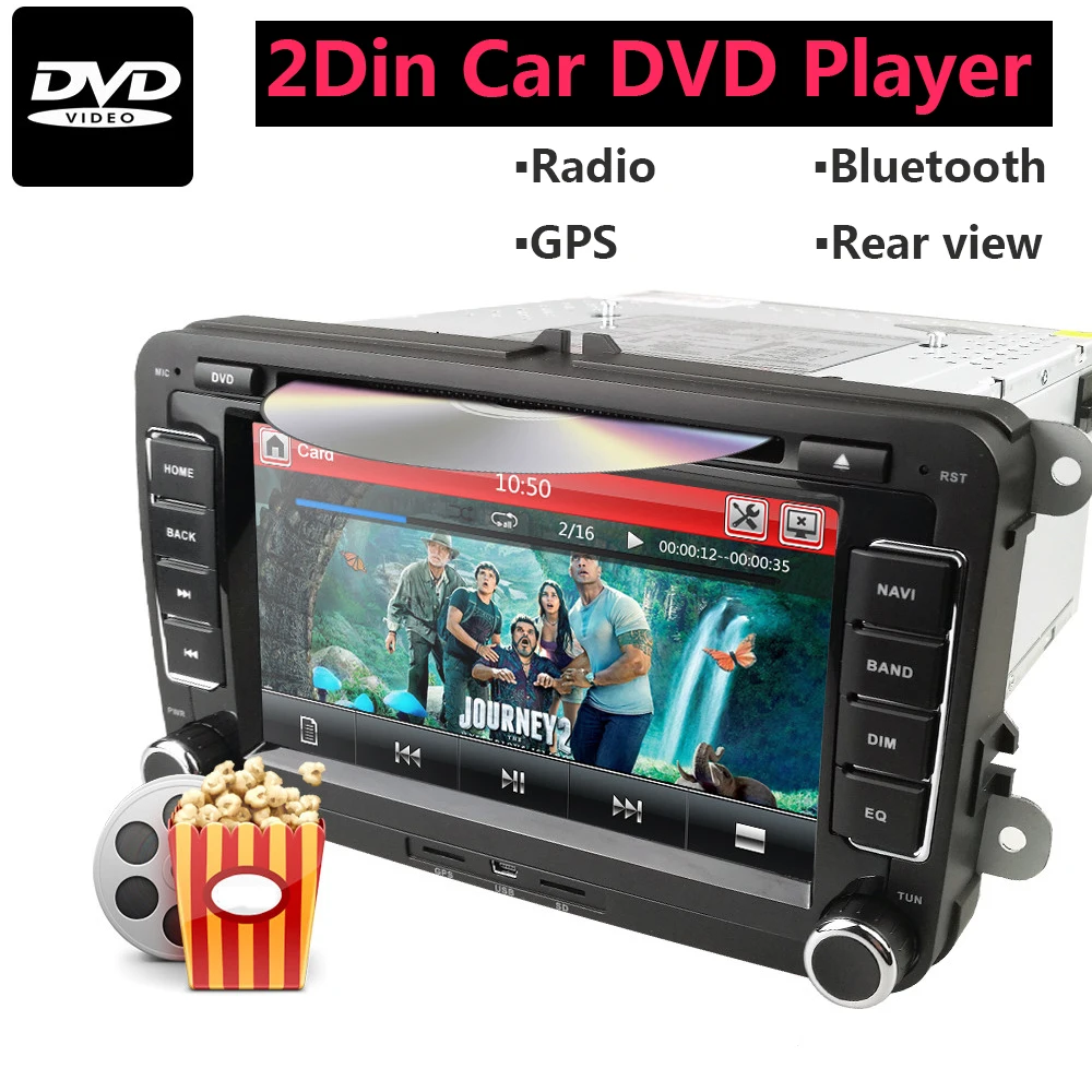 Автомагнитола 2 Din DVD мультимедийный плеер Авторадио Gps стерео для Volkswagen VW Passat POLO
