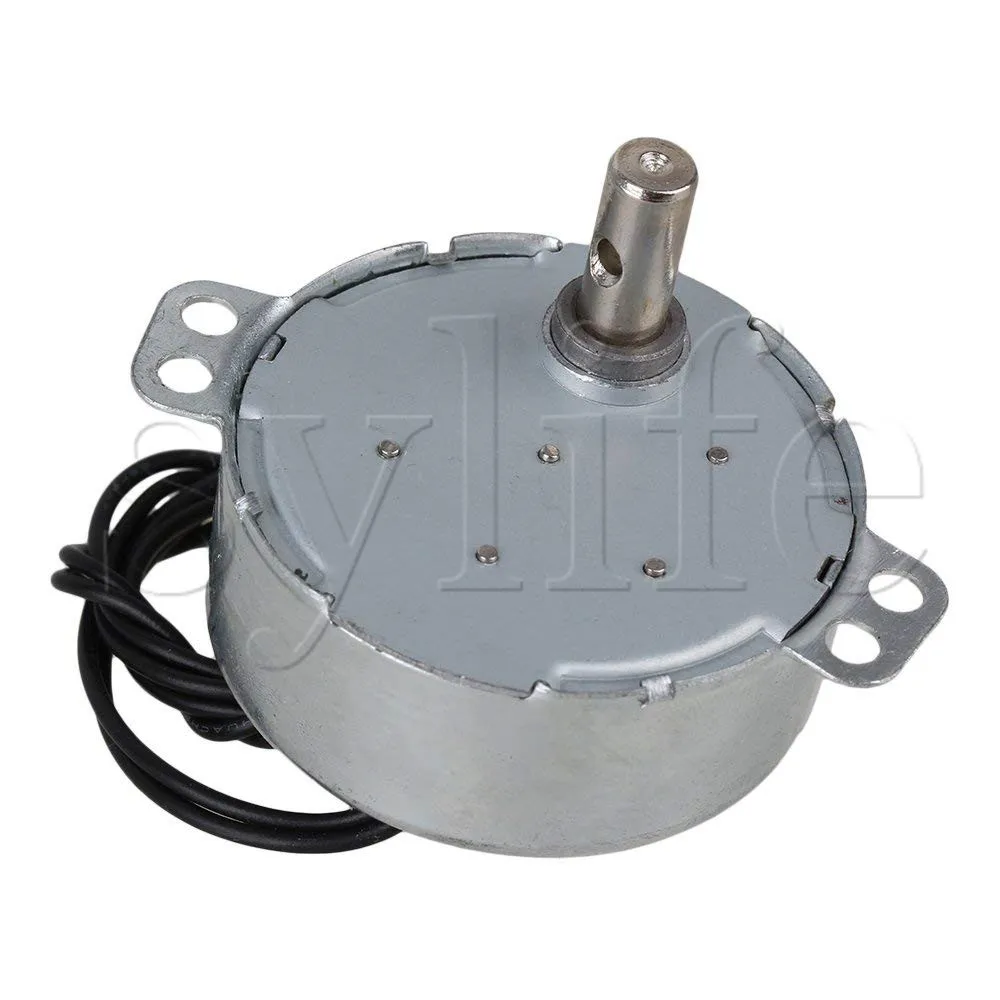 Синхронный двигатель переменного тока 220-240V 50/60 Гц 4W 48-52 об/мин прочная TYC-50 10 мм вал