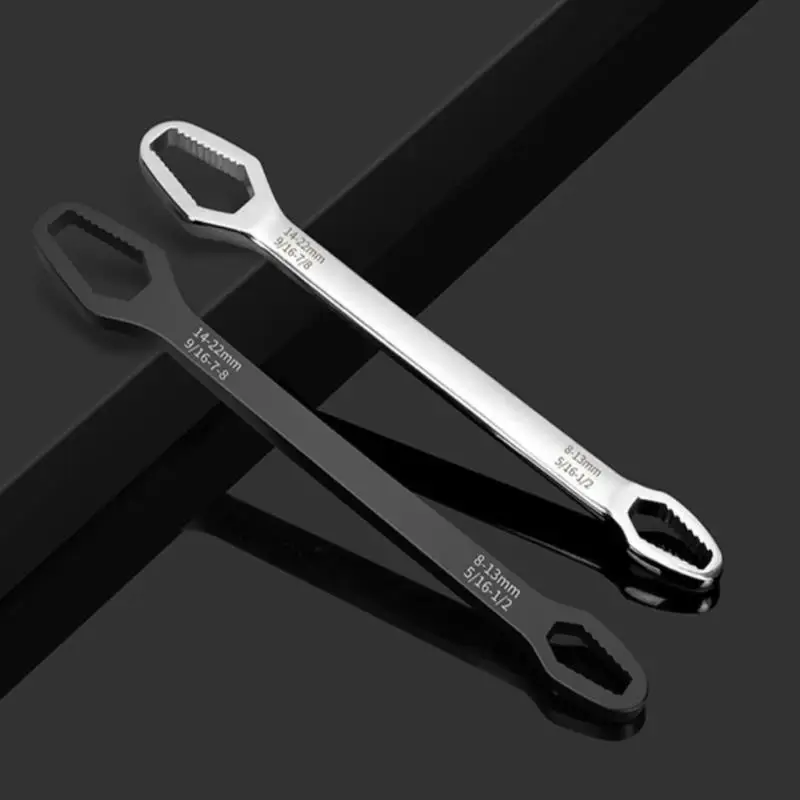 Universal Torx Wrench Adjustable Glasses Wrench 8-22mm Ratchet Spanner for Bicycle Motorcycle Car Repairing Tools