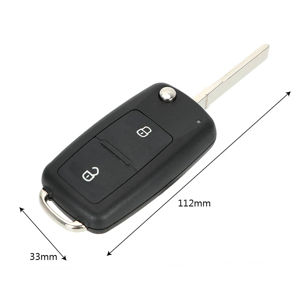 Автомобильный складной чехол для ключа флип-чехол автоаксессуары 2 кнопки без