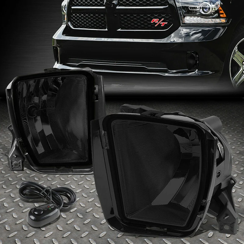 1 пара автомобильных Дымчатых линз противотуманные фары на передний бампер с