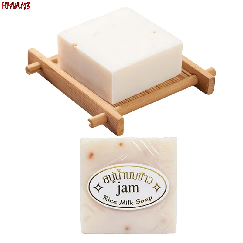 

Мыло ручной работы с рисом и молоком, 1 шт., коллаген, витамин, отбеливание кожи, удаление акне, очищение пор, увлажнение, отбеливание, рисовое ...