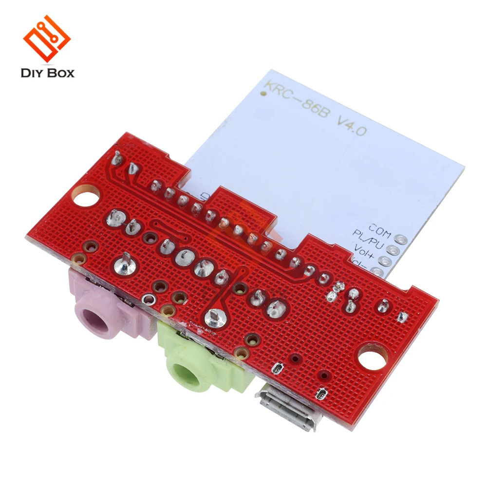 

KRC-86B Bluetooth V4.0 sound amplifier board Stereo Audio Receiver Module Wireless Stereo Receiver Micro USB 3.5MM Speaker