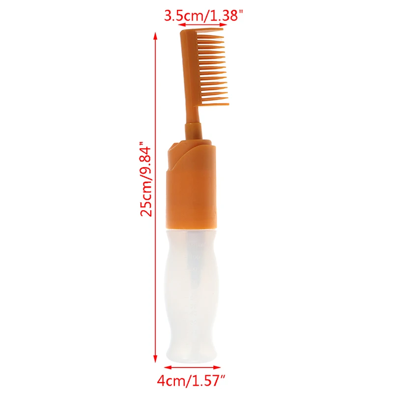 

110ml Empty Hair Dye Bottle With Applicator Brush Dispensing Salon Hair Coloring Styling Tools Professional Hair Colouring Comb