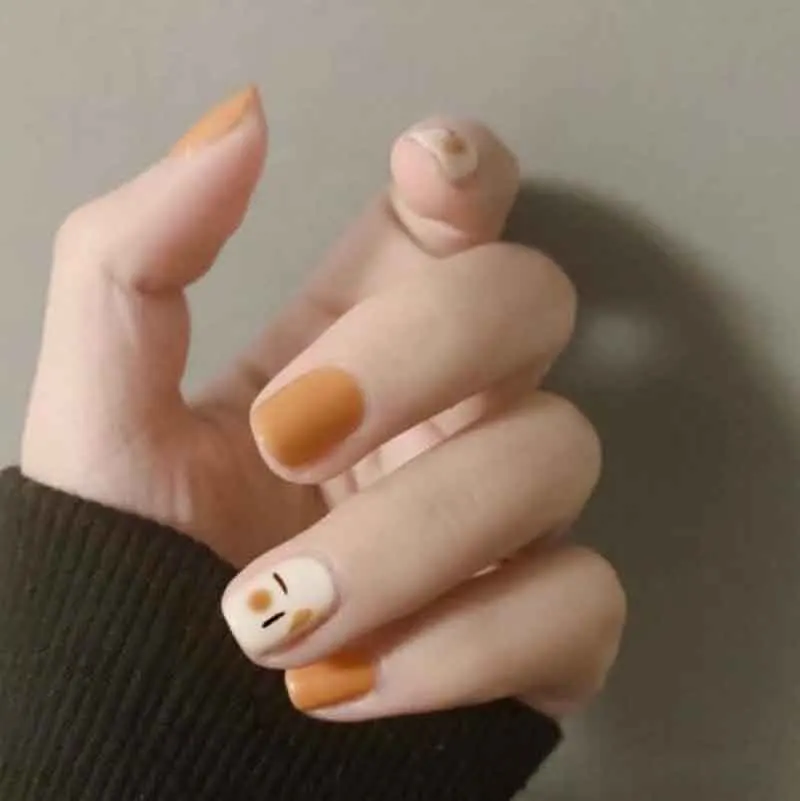 24 шт. милые розовые блестящие декоративные короткие искусственные ногти полное