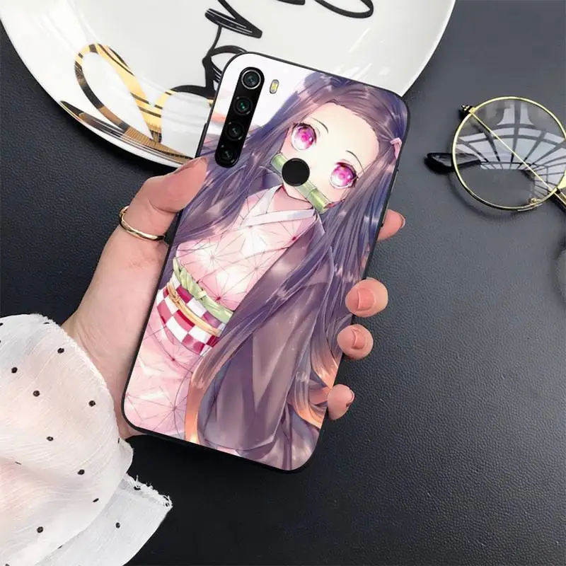 

Kamado Nezuko Kimetsu no Yaiba Demon Slayer Phone Case For Xiaomi Redmi 7 8 9t a3Pro 9se k20 mi8 max3 lite 9 note 9s 10 pro