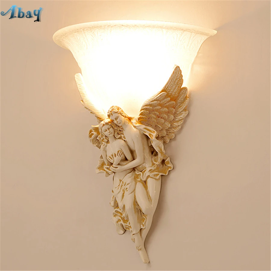 Настенный светильник в скандинавском стиле, настенный светильник для помещений и улицы, настенный светильник s для дома, настенный светильник с романтической любовью, светодиодный светильник для гостиной, коридора, виллы, бара