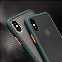 shockproof phone cover for case back iphone 12 11 pro x xs max xr se20 luxury translucent soft case for iphone 8 7 6 6s plus