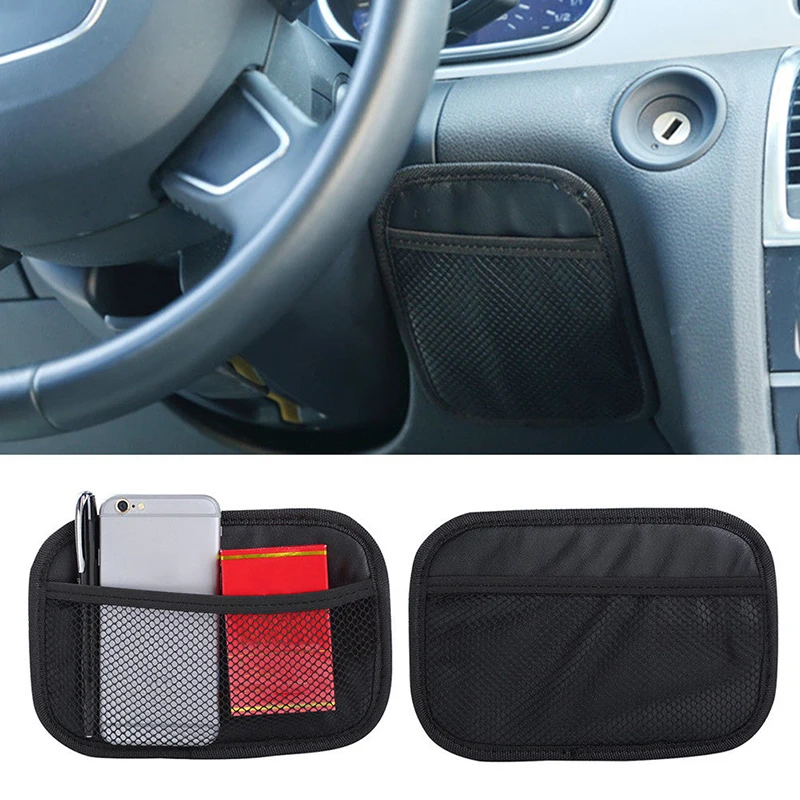 

Phone Holder Storage Bag Universal Stick-up Net Organizer Black Replace