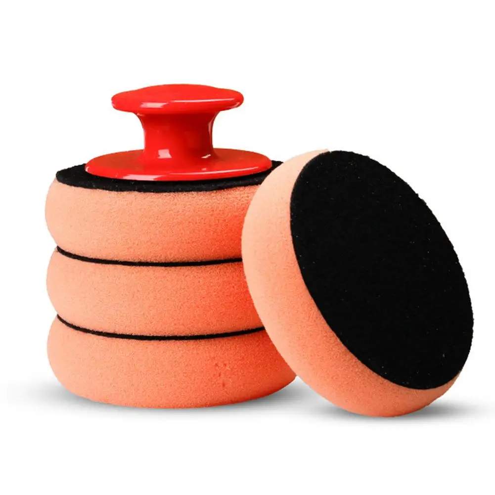 Набор губки для полировки автомобиля 5 предметов прочный аппликатор воска