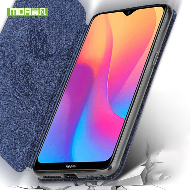Оригинальный чехол Mofi для xiaomi redmi 8a Xiaomi Redmi 8A с откидной крышкой из искусственной