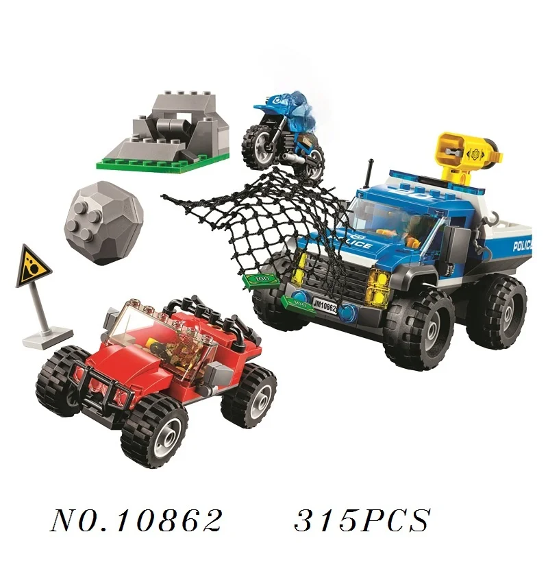 

315pcs 10862 Police station Set Building Blocks DIY Bricks Educational Toy Gift 60172