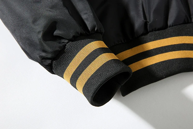 Мужская модная куртка бомбер с вышивкой повседневная бейсбольные куртки унисекс