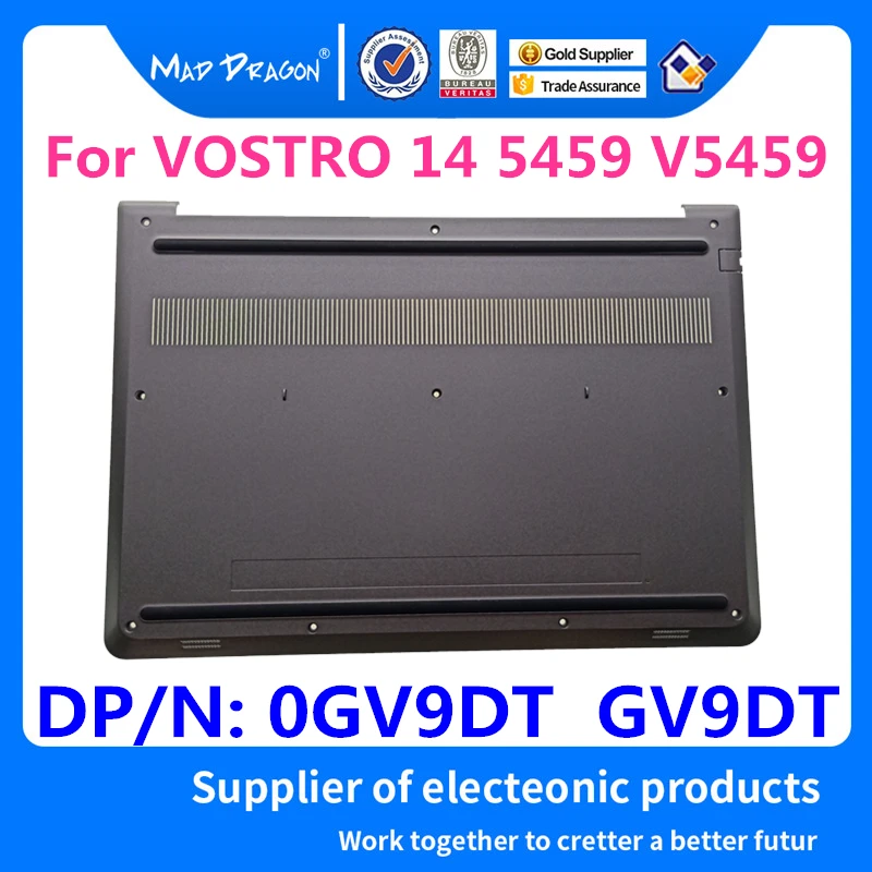 Бренд MAD DRAGON Нижняя крышка для ноутбука Dell VOSTRO 14 5459 V5459 серебристый D чехол 0GV9DT