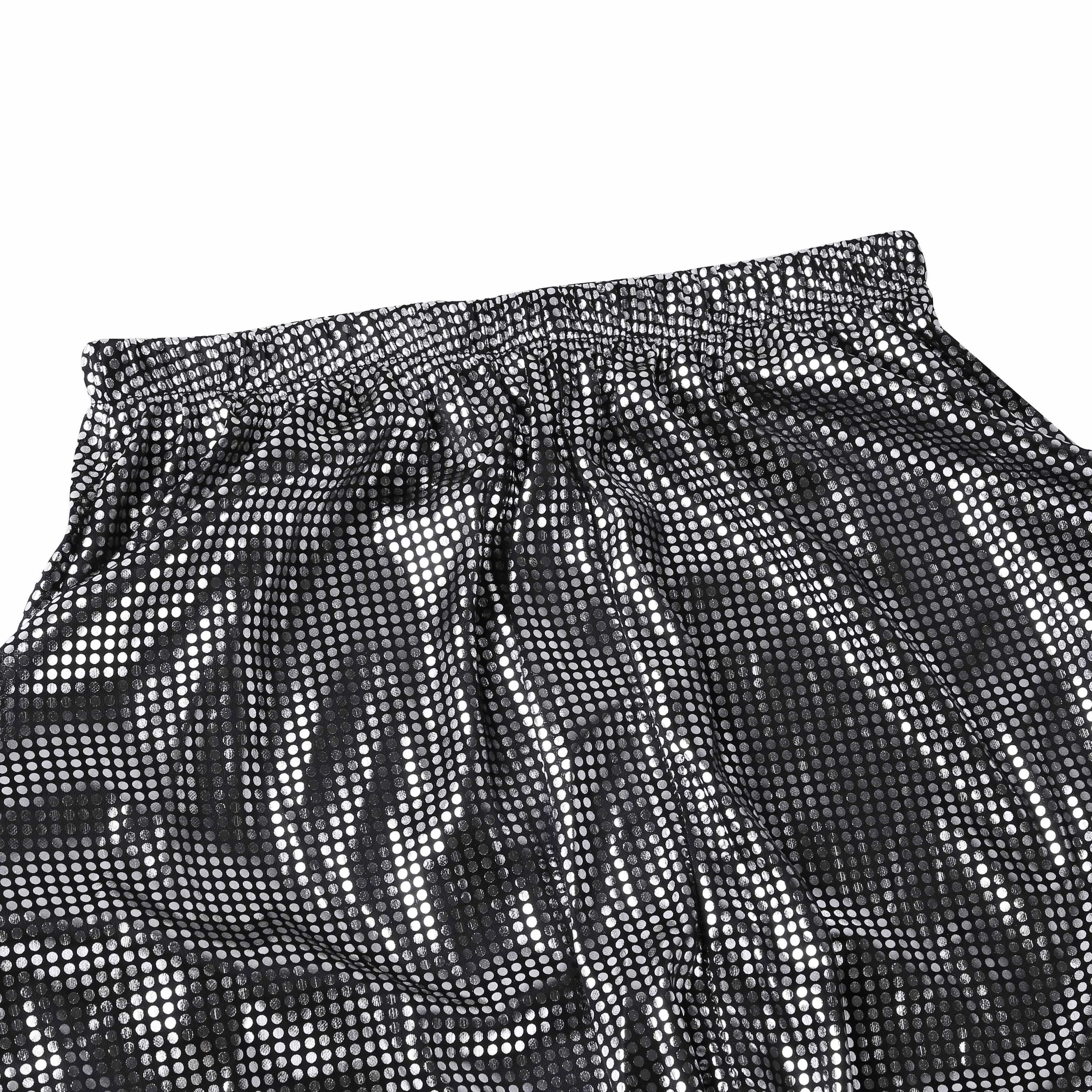 DPOIS/Женская Блестящая танцевальная клубная одежда в стиле хип хоп костюм для