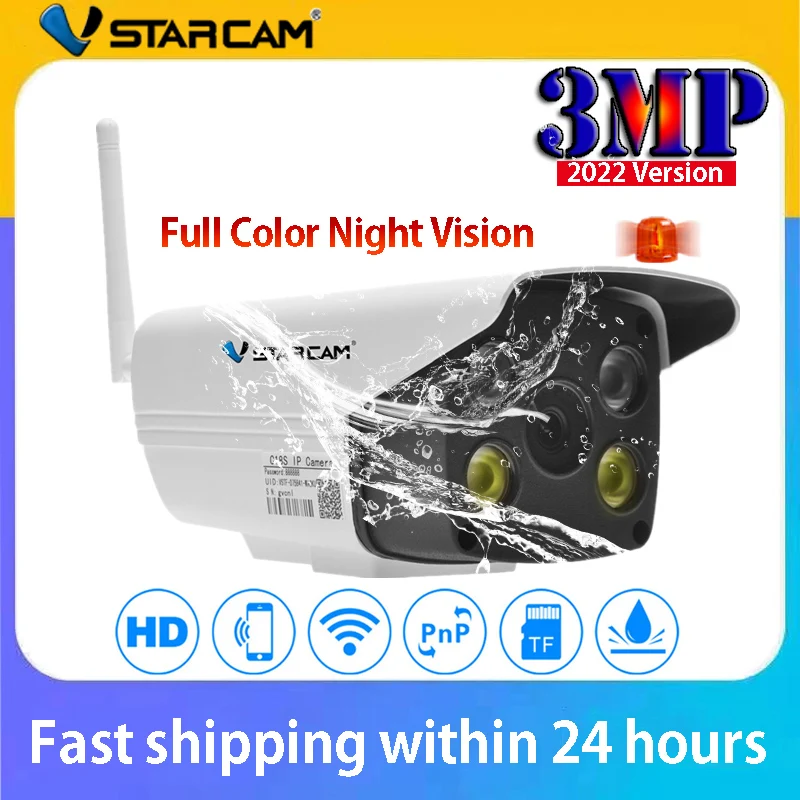IP камера Vstarcam C18S 1080P Wi Fi Onvif 3 Мп|Камеры видеонаблюдения| |