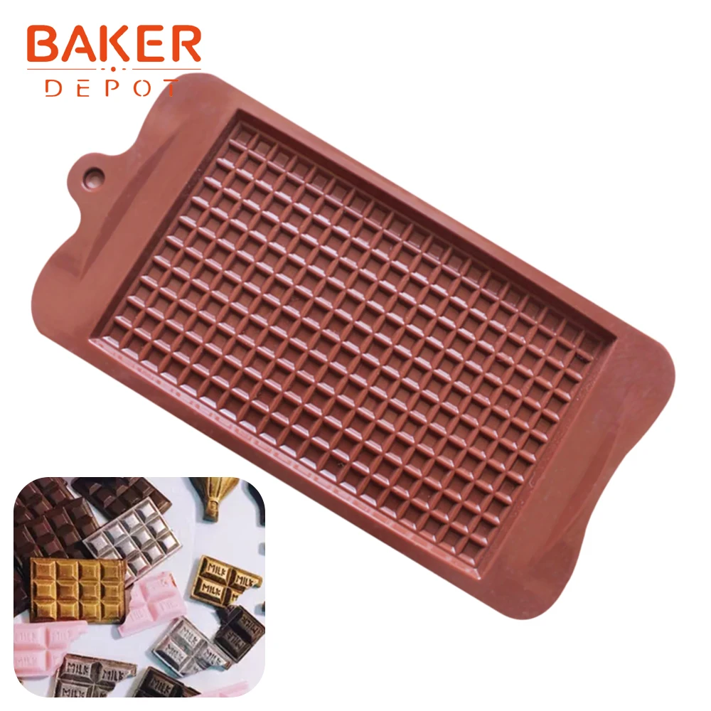 Силиконовая форма для шоколадных тарелок конфеты шоколадные кусочки вафельное