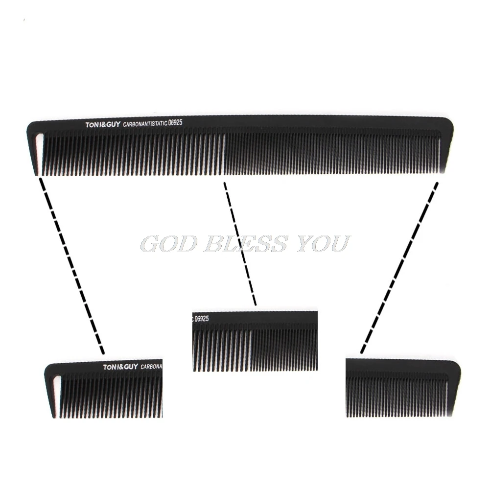 Профессиональная черная тонкая шпилька для парикмахерских волос Расческа