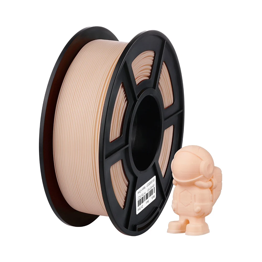 ANYCUBIC PLA Филамент 1,75 мм пластик для 3d принтера 1 кг/рулон аккуратная катушка без запутывания печати гладкий материал для печати - Цвет: Кожа