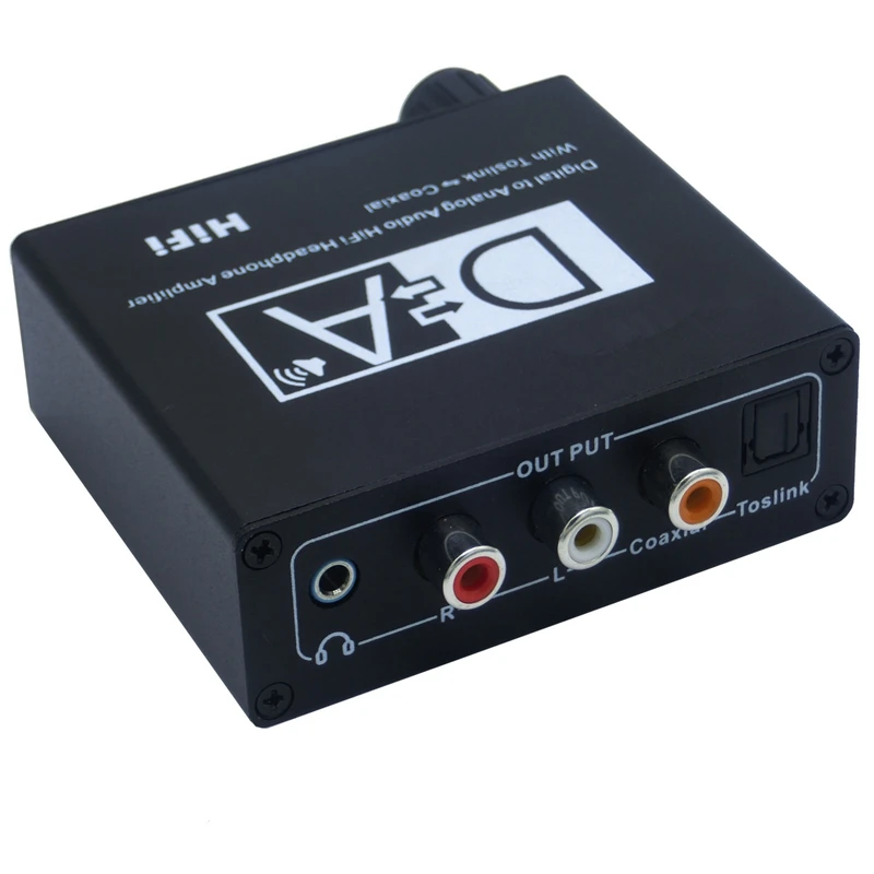 Hi Fi DAC Amp цифро аналоговый аудио преобразователь RCA 3 5 мм усилитель для наушников