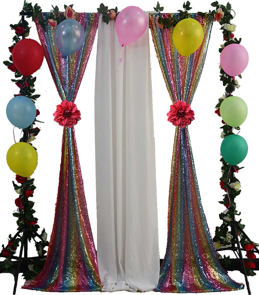 4x8ft Радуга фото фон Прохладный блесток ткань фотографии фонов шторы 96 Inches-M1031 |