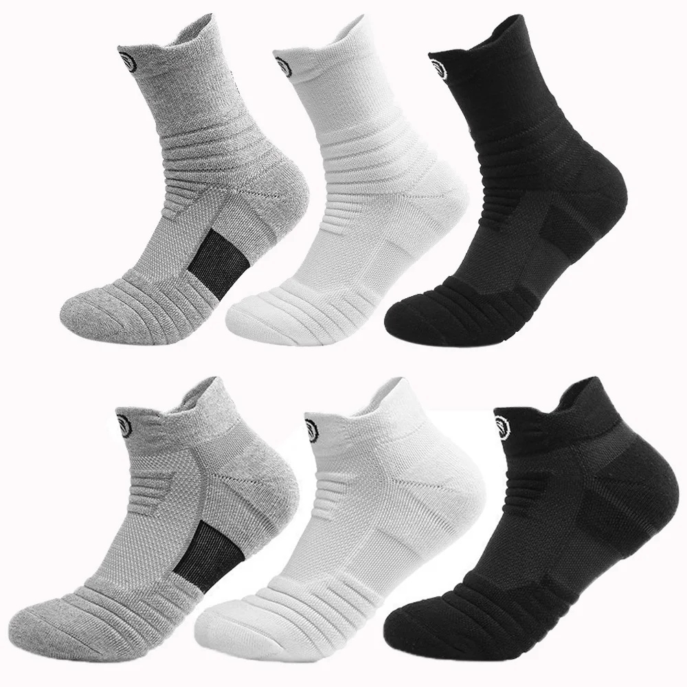 Профессиональные мужские спортивные носки дышащие утолщенные Носки для бега